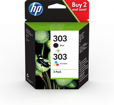 HP INC. HP 303 INK CARTRIDGE COMBO 2-PAC