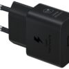 SAMSUNG TRAVEL ADAPTER 25W INGRESSO TYPE-C(W/O CABLE) NERO