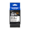 BROTHER NASTRO TERMORESTRINGENTE  31MMX1.5 M BIANCO/NERO