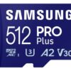 SAMSUNG MICRO SD PRO PLUS 512GB XC U3 V30 A2