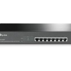 TP-LINK 8-PORT GIGABIT POE+, 126W POWER, 1U RACK