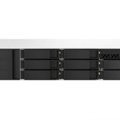 QNAP 8BAY SHORT-DEPTH RACK NAS AMD RYZEN V1500B 4GB RAM