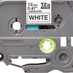 BROTHER LAMINATO DA 12 MM  8 M  NERO BIANCO