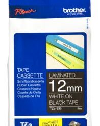 BROTHER LAMINATO DA 12 MM  8 M  BIANCO NERO