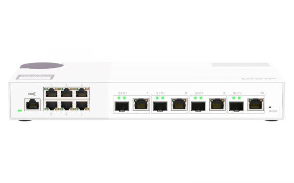 QNAP 10PORTS SWITCH 8X2.5GBPS, 4X10GBPS SFP+/RJ45