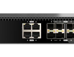 QNAP 12 PORTS 10GBE, 8 PORTS SFP+, 4 PORTS 10GBE RJ45