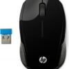 HP INC. HP 200 BLACK WIRELESS MOUSE
